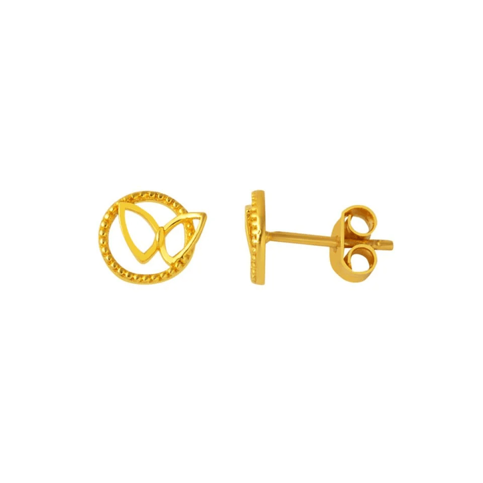 22 Carat Butterfly Earrings