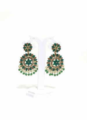 Green Chandbali