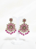 Ruby Pink Chandbali